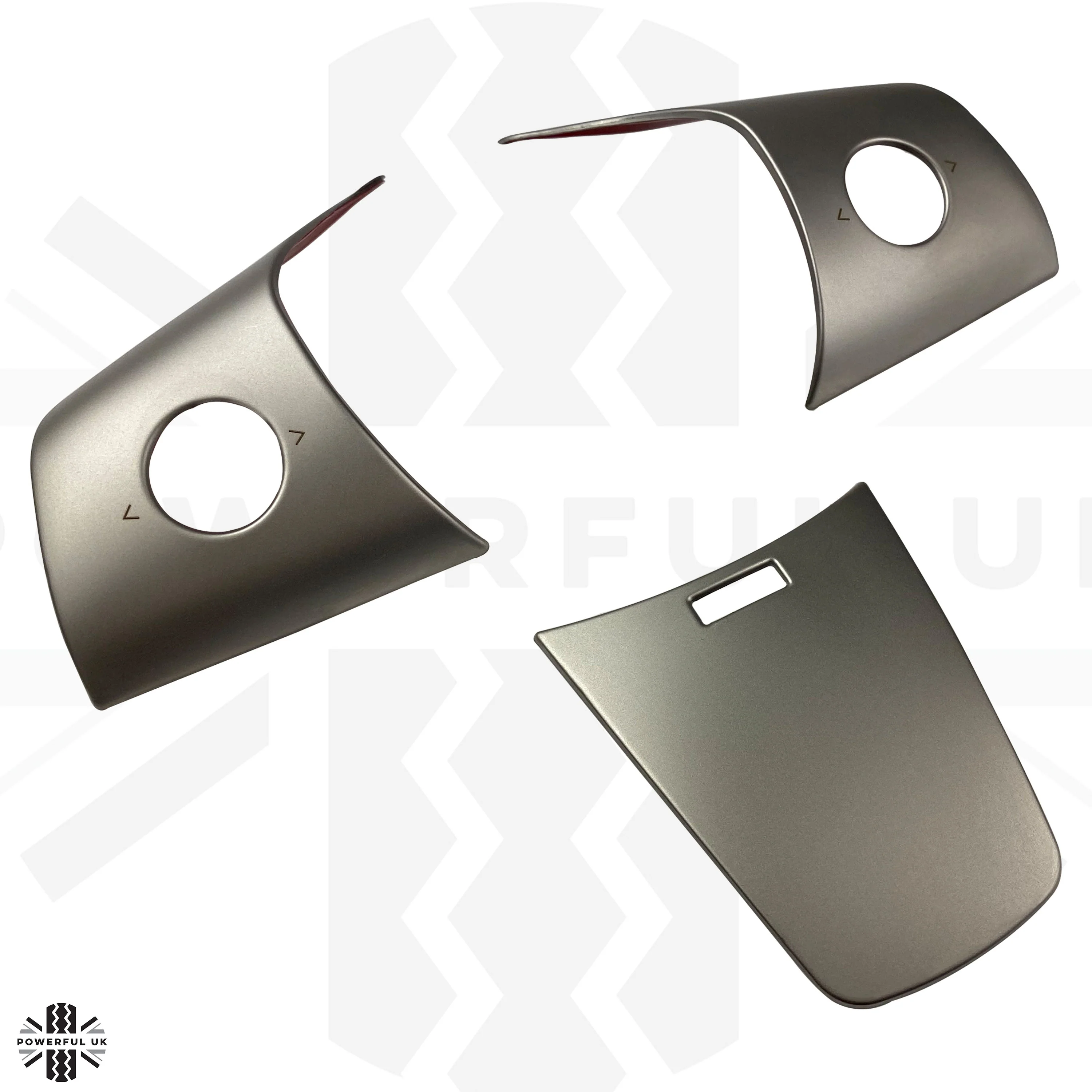 Steering Wheel Column Cover Trims for Tesla Model 3 - Silver - Image 5