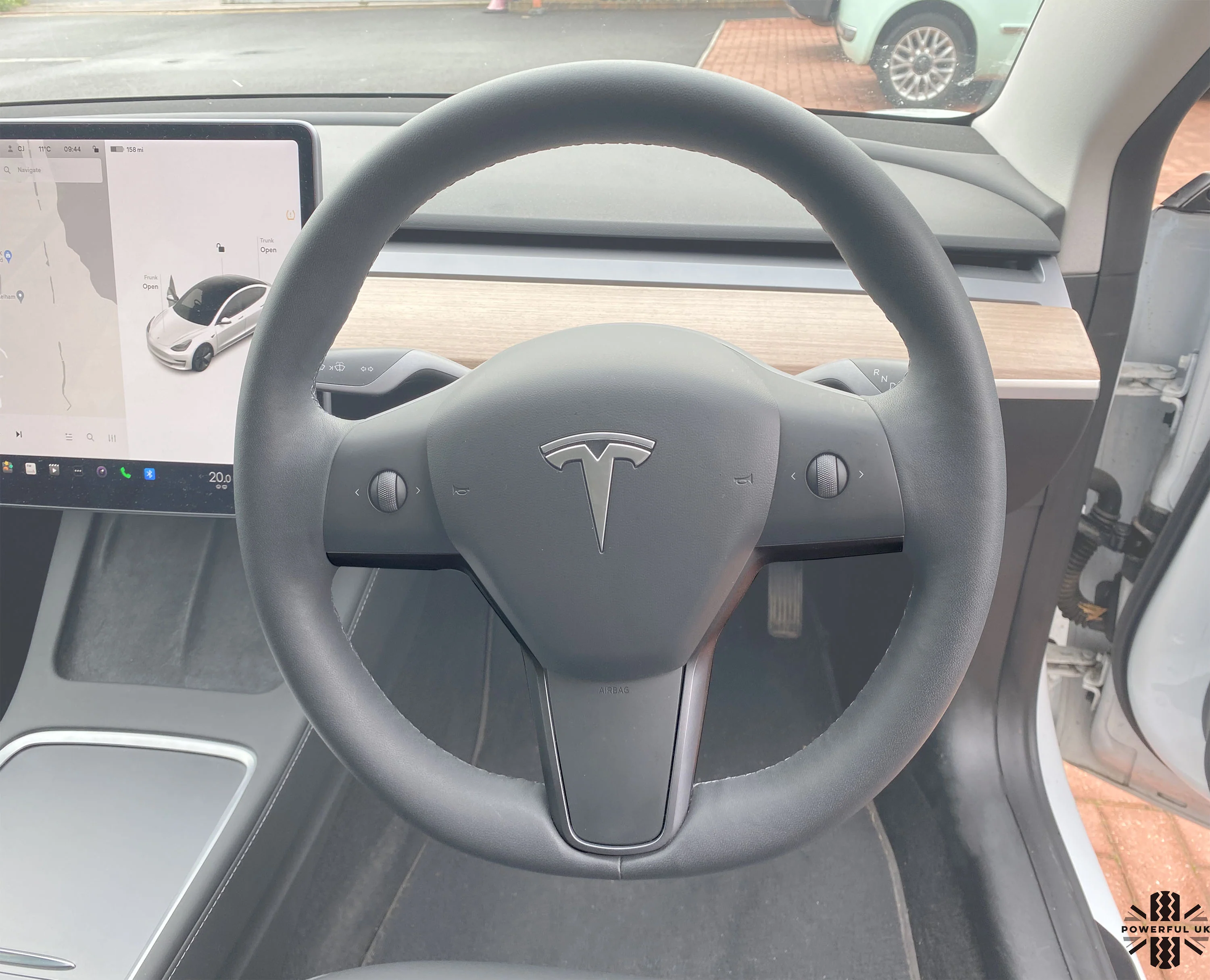 Steering Wheel Cover Trim in Carbon Fibre for Tesla Model 3 2017-20 - Image 4