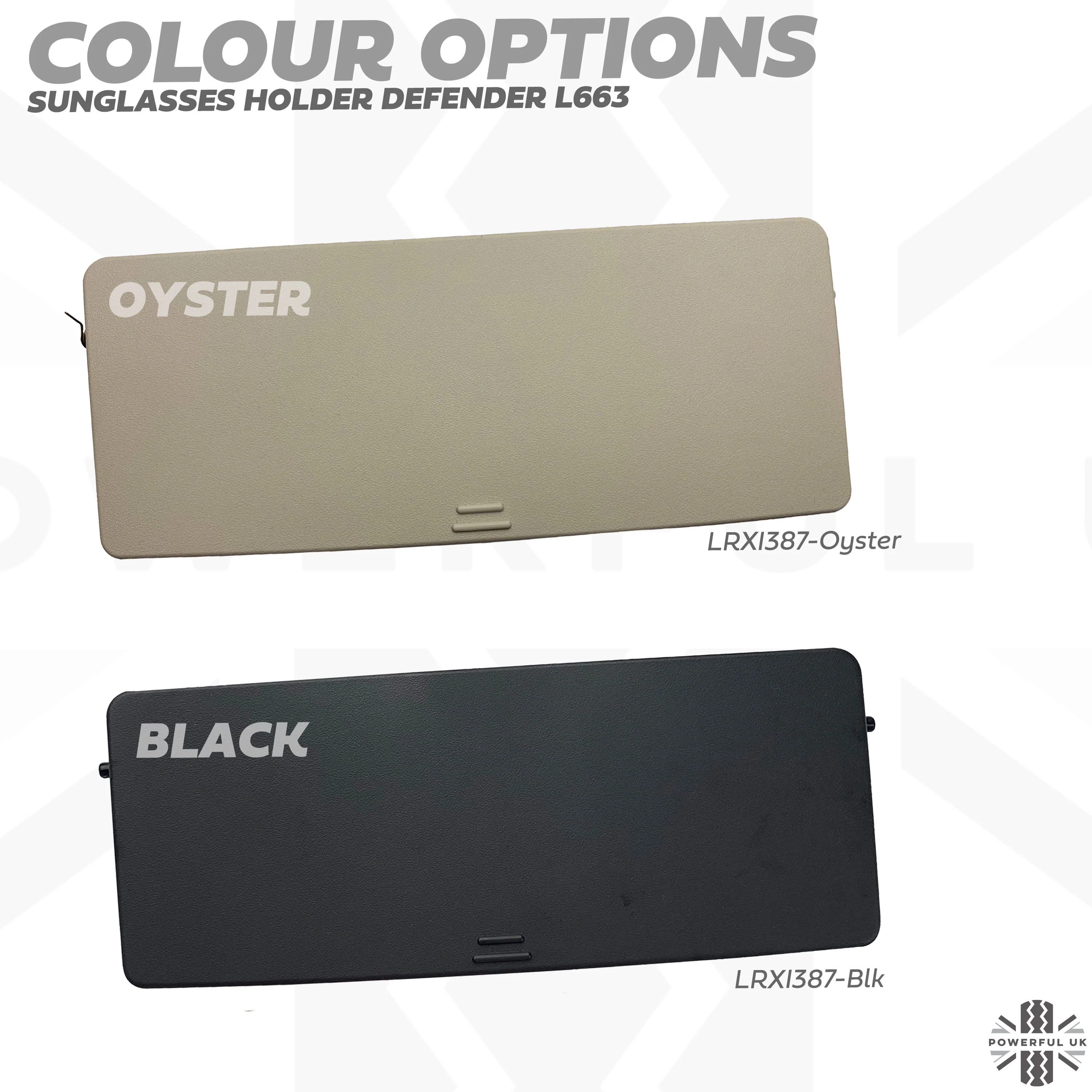 Sunglass Holder Retrofit Kit for Land Rover Defender L663 - Ebony Black - Image 10