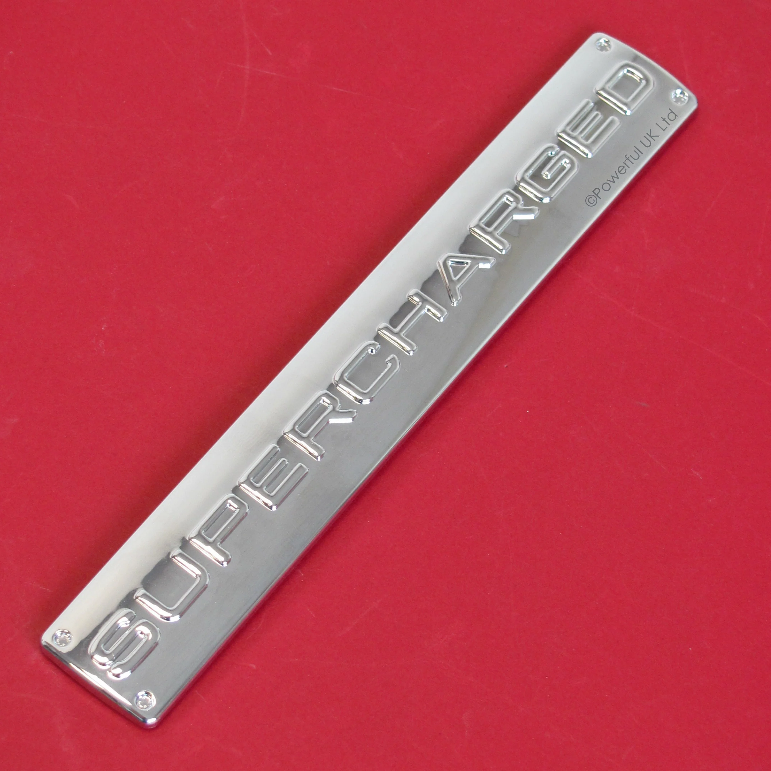 SUPERCHARGED Badge - Chrome for Range Rover Sport