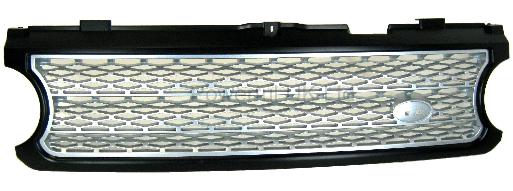 "Supercharged Style" Grille for Range Rover L322 05-09 - Black + Silver - Image 3