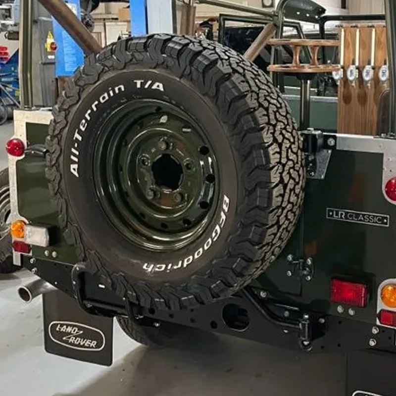 Swing Away Spare Wheel Carrier for Land Rover Classic Defender - for Half Door - Image 3