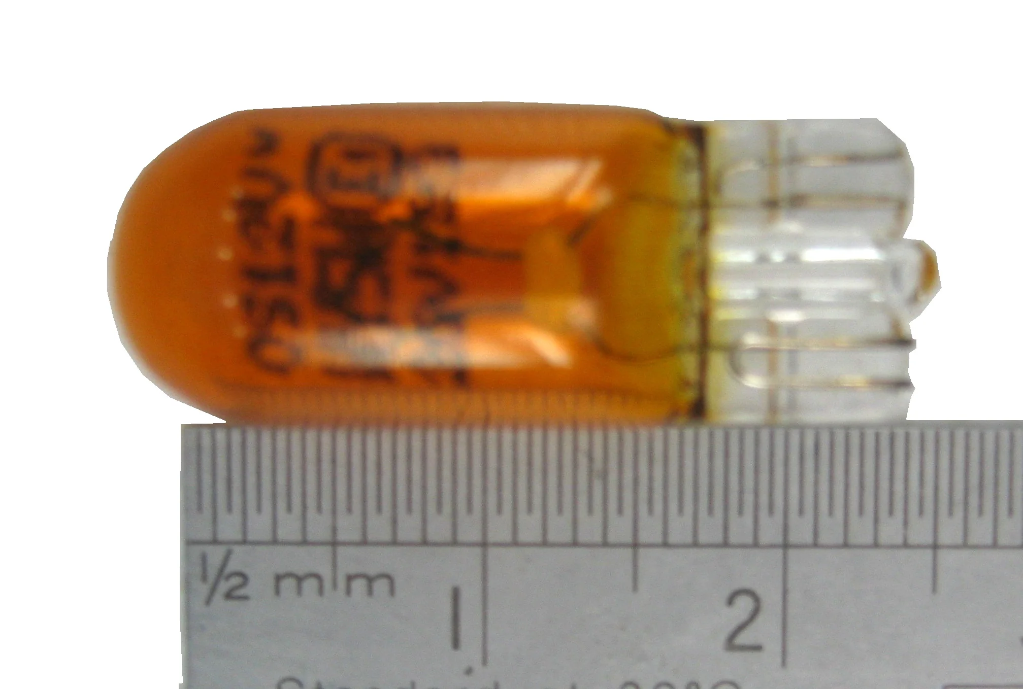 T10 AMBER Side Repeater Bulbs 12v 5W (Pair) E Marked - Image 3