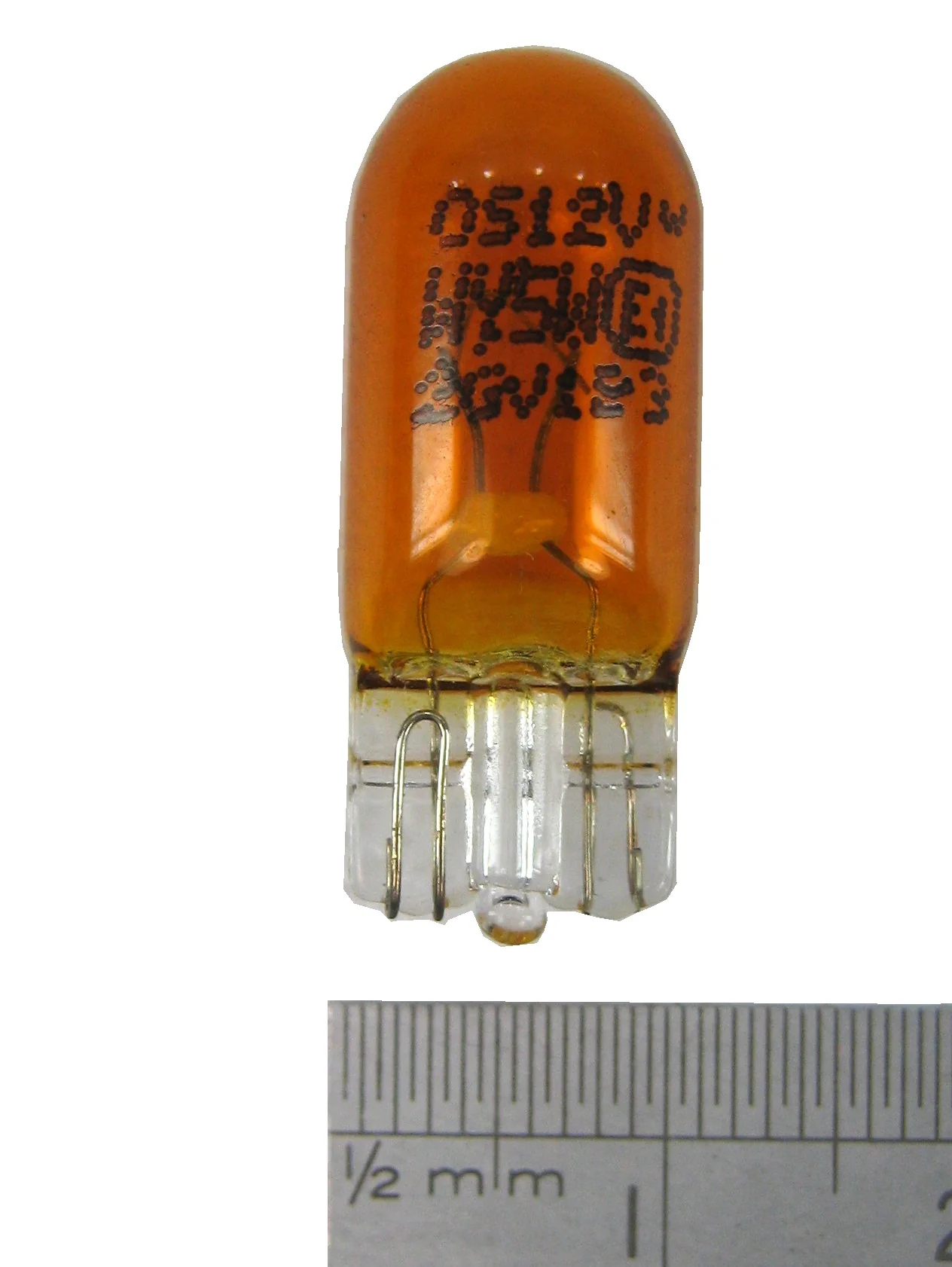 T10 AMBER Side Repeater Bulbs 12v 5W (Pair) E Marked - Image 4