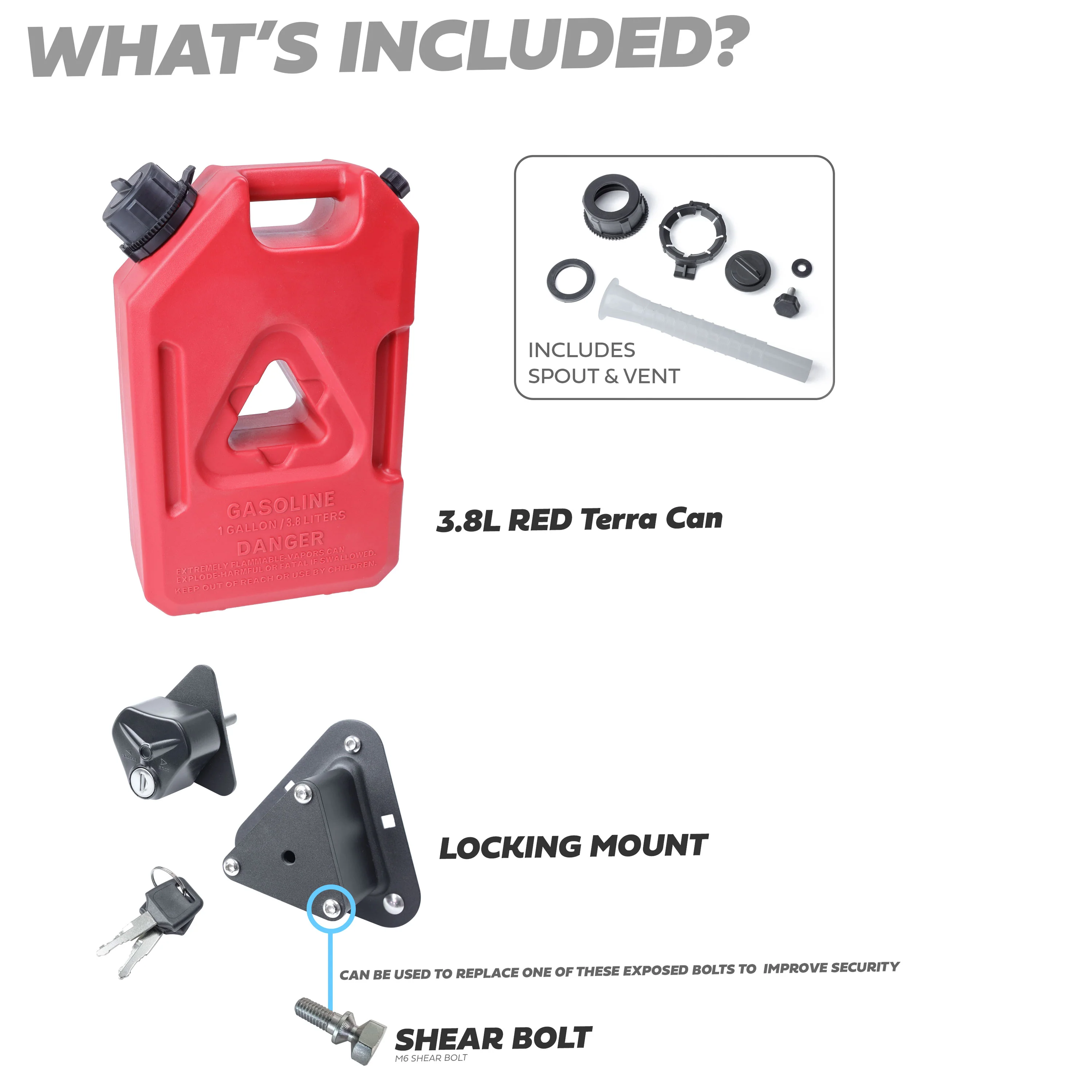 Terrafirma Terra Can - Red - 3.8L - Image 3