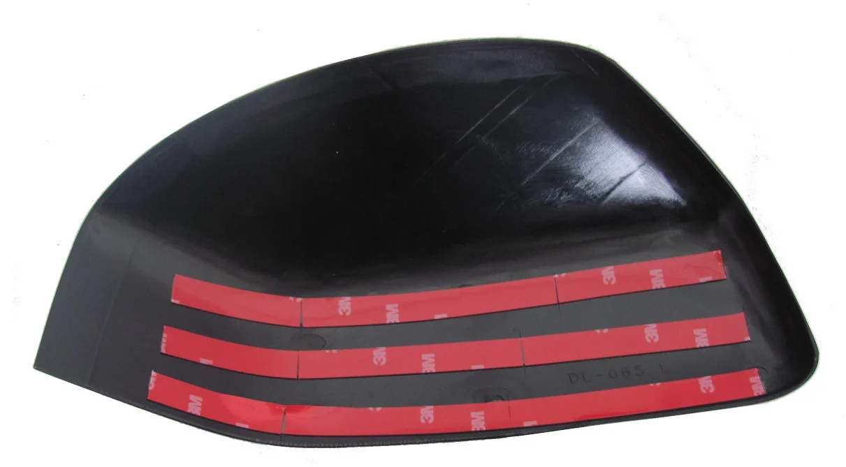 Top Half Mirror Covers for Range Rover L322 (05-09 Mirrors) - Matt Black - Image 4