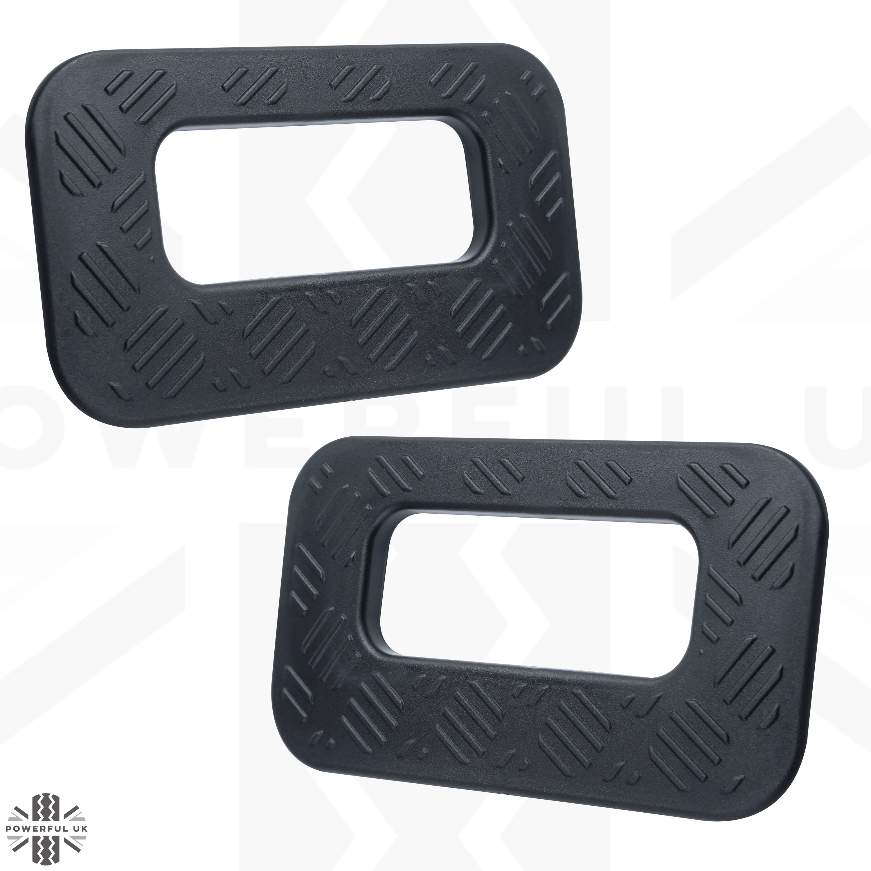 Tow Loop Surrounds Chequer Plate for Land Rover Defender L663 - Slim Type - Image 5