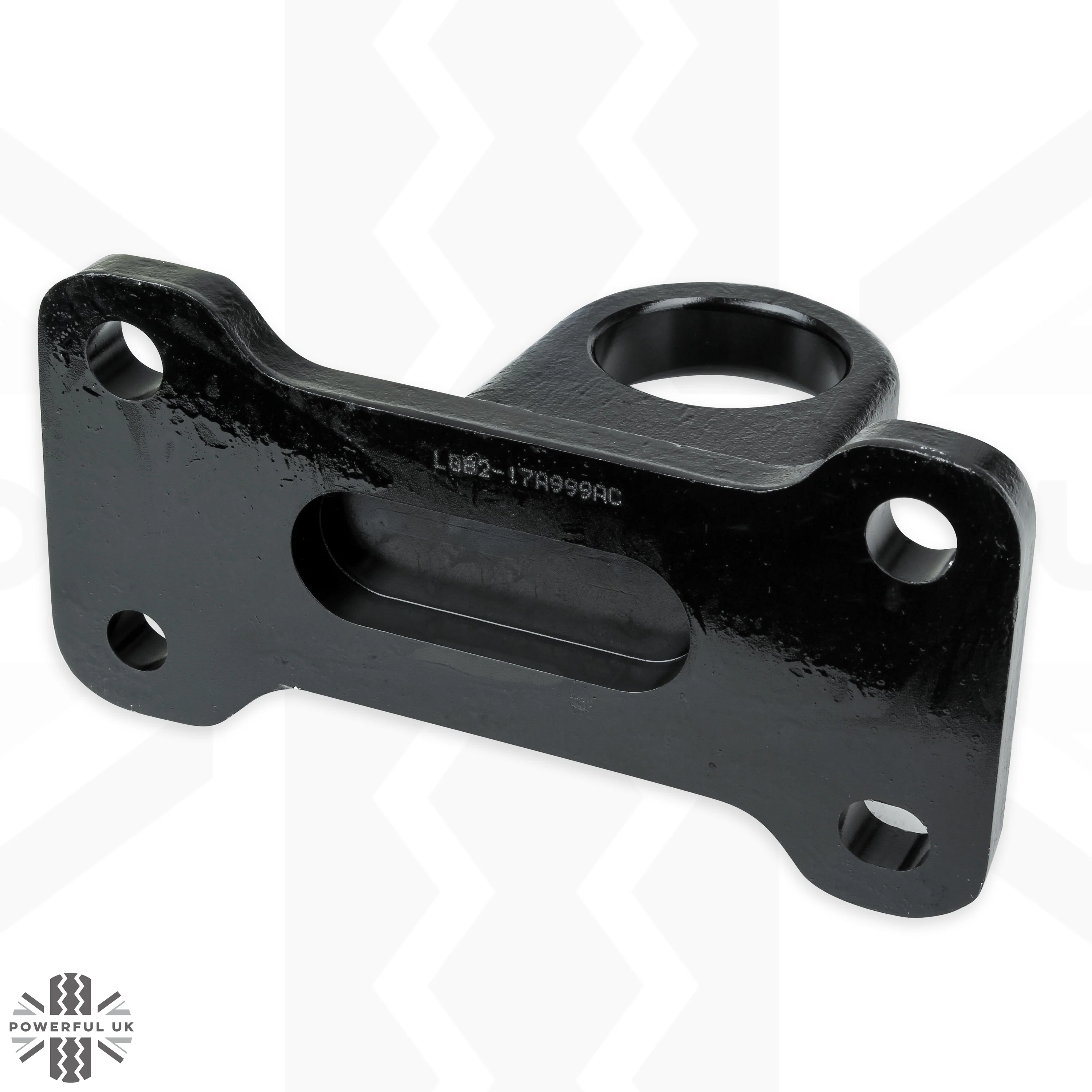 Tow Loop Upgrade Kit B - Black Loops + Red Inserts for Land Rover Defender L663 - Image 6