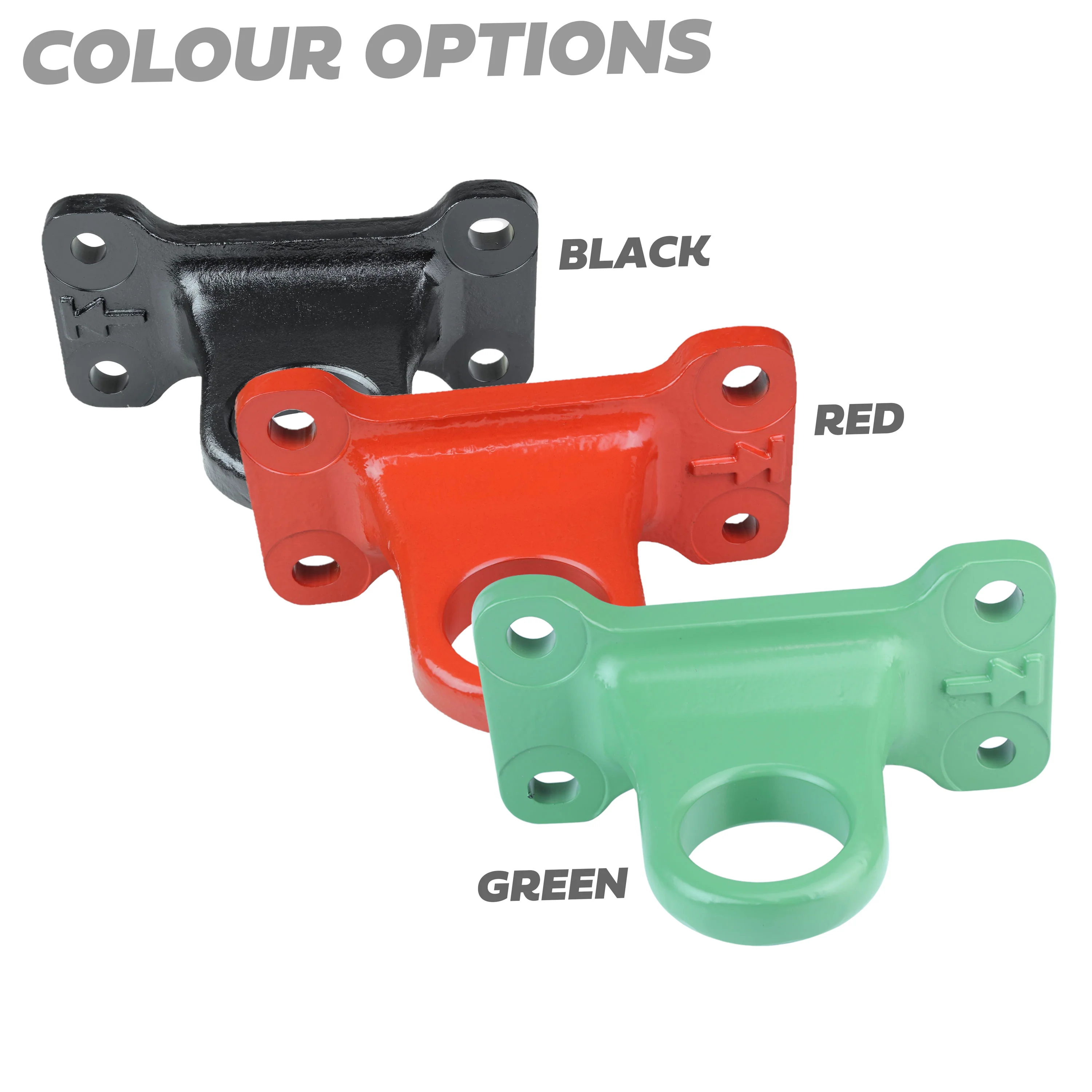 Tow Loop Upgrade Kit B - Black Loops + Red Inserts for Land Rover Defender L663 - Image 8