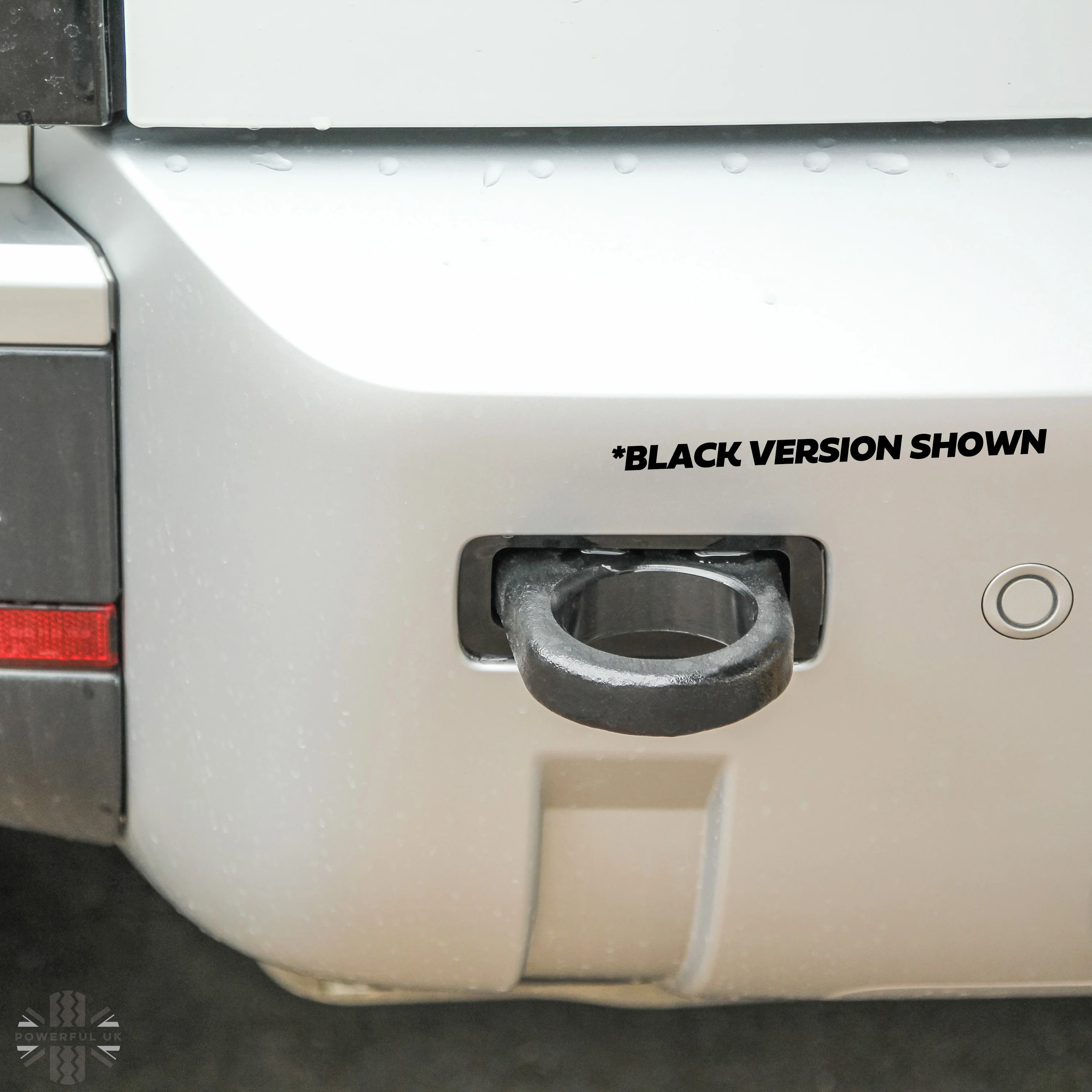 Tow Loop Upgrade Kit A - Red Loops + Black Inserts for Land Rover Defender L663 - Image 8
