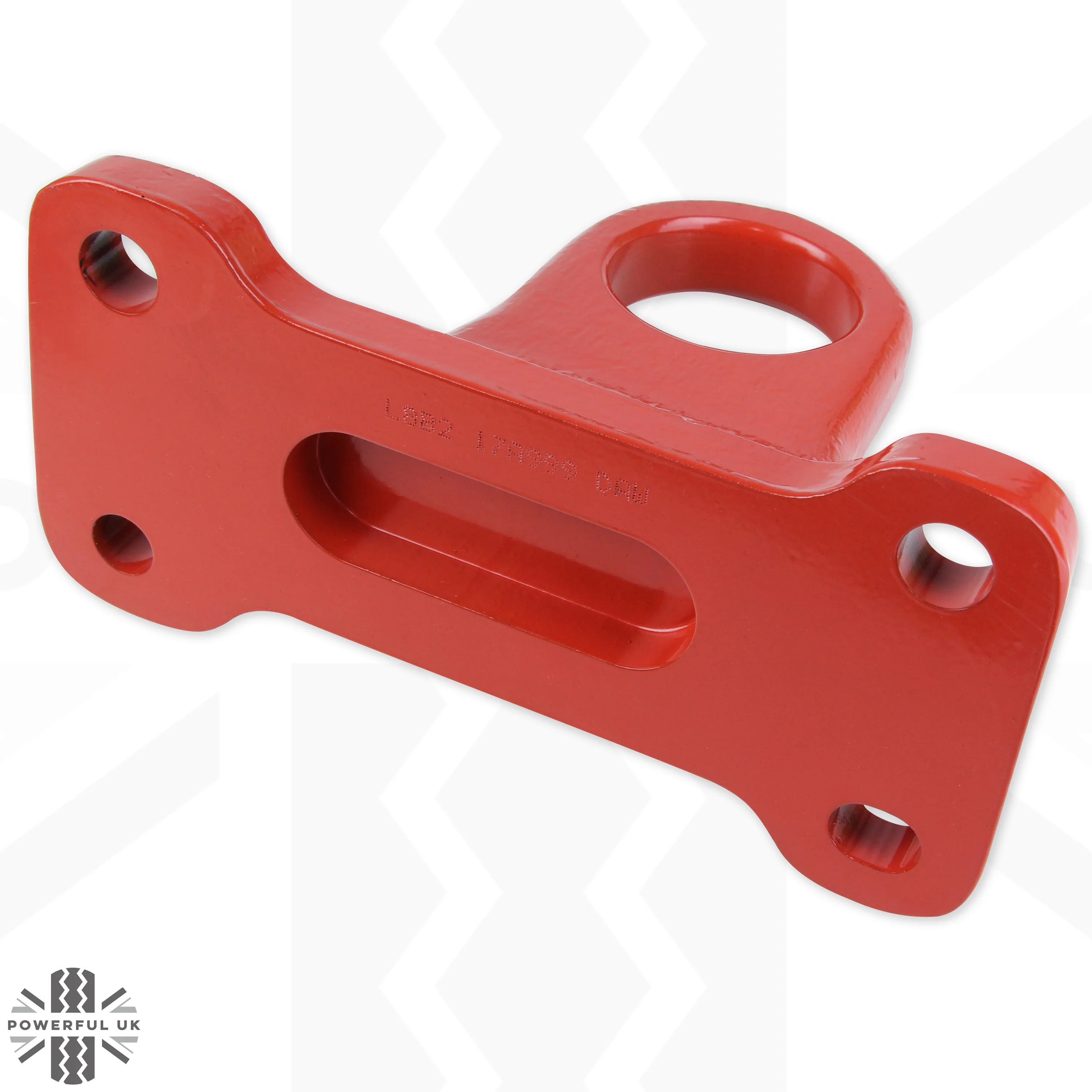 Tow Loop Upgrade Kit B - Red Loops + Red Inserts for Land Rover Defender L663 - Image 6
