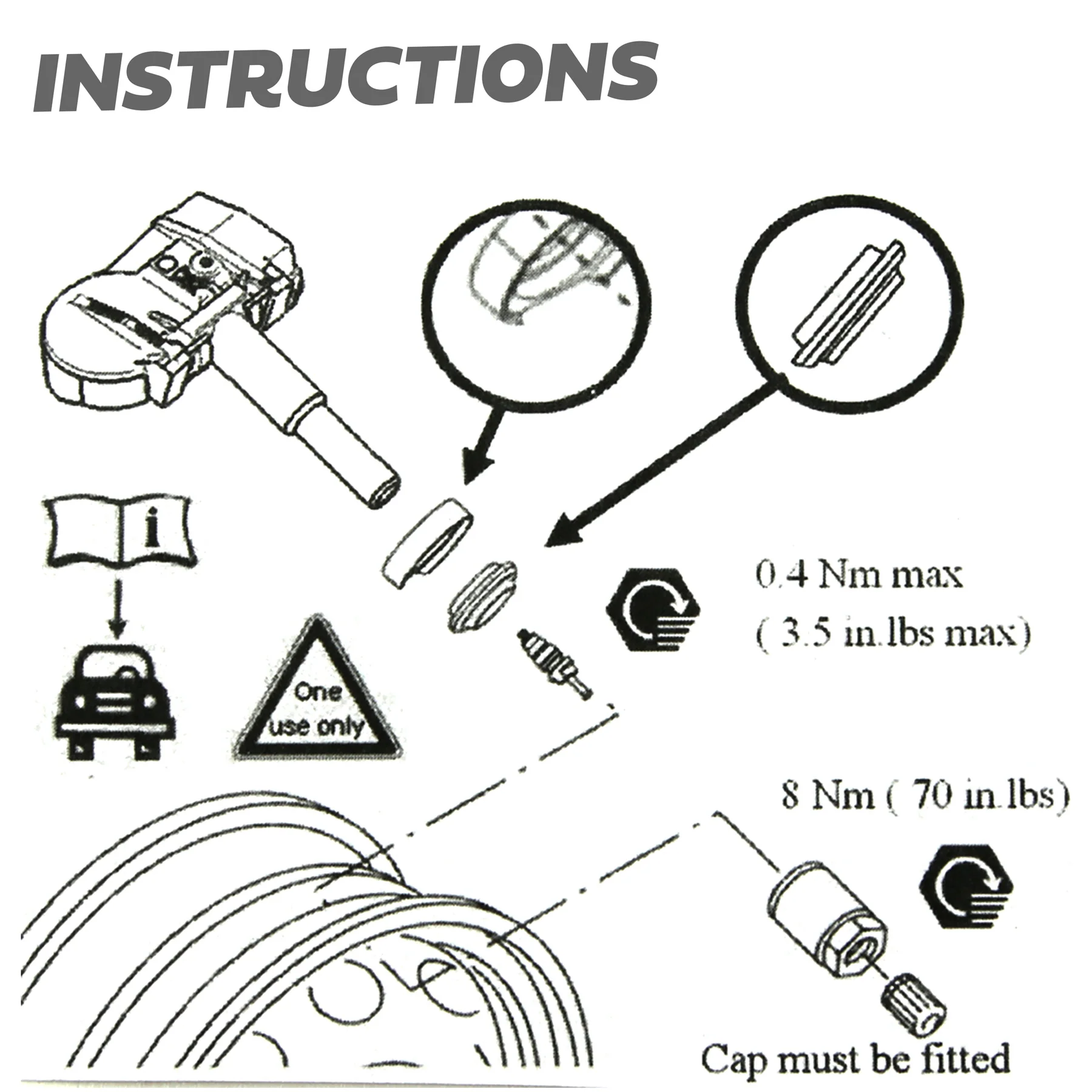 Genuine Tyre Pressure Monitoring System (TPMS) Sensor x1 for Land Rover Defender L663 - Early type - Image 4