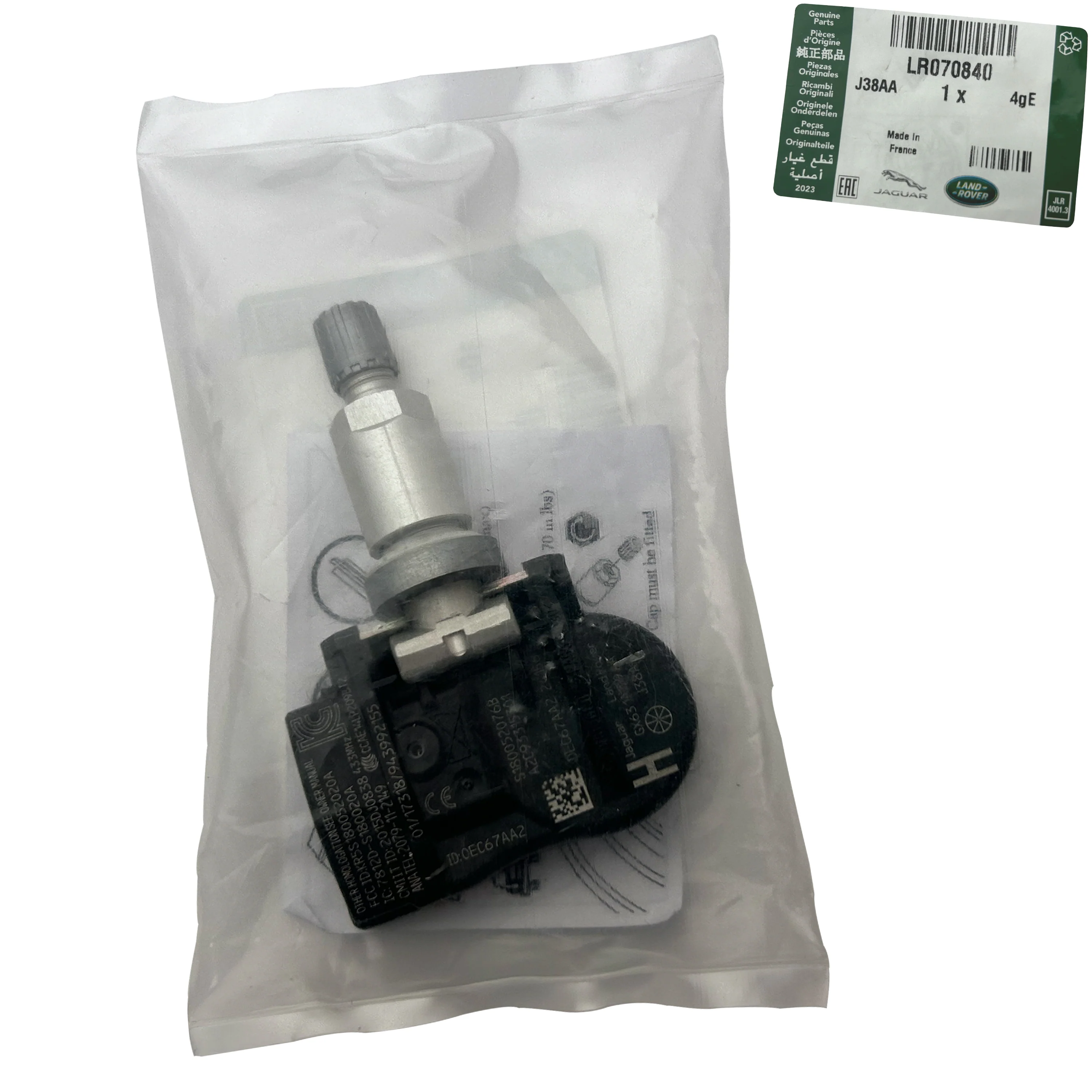 Genuine Tyre Pressure Monitoring System (TPMS) Sensor x1 for Land Rover Defender L663 - Early type - Image 5