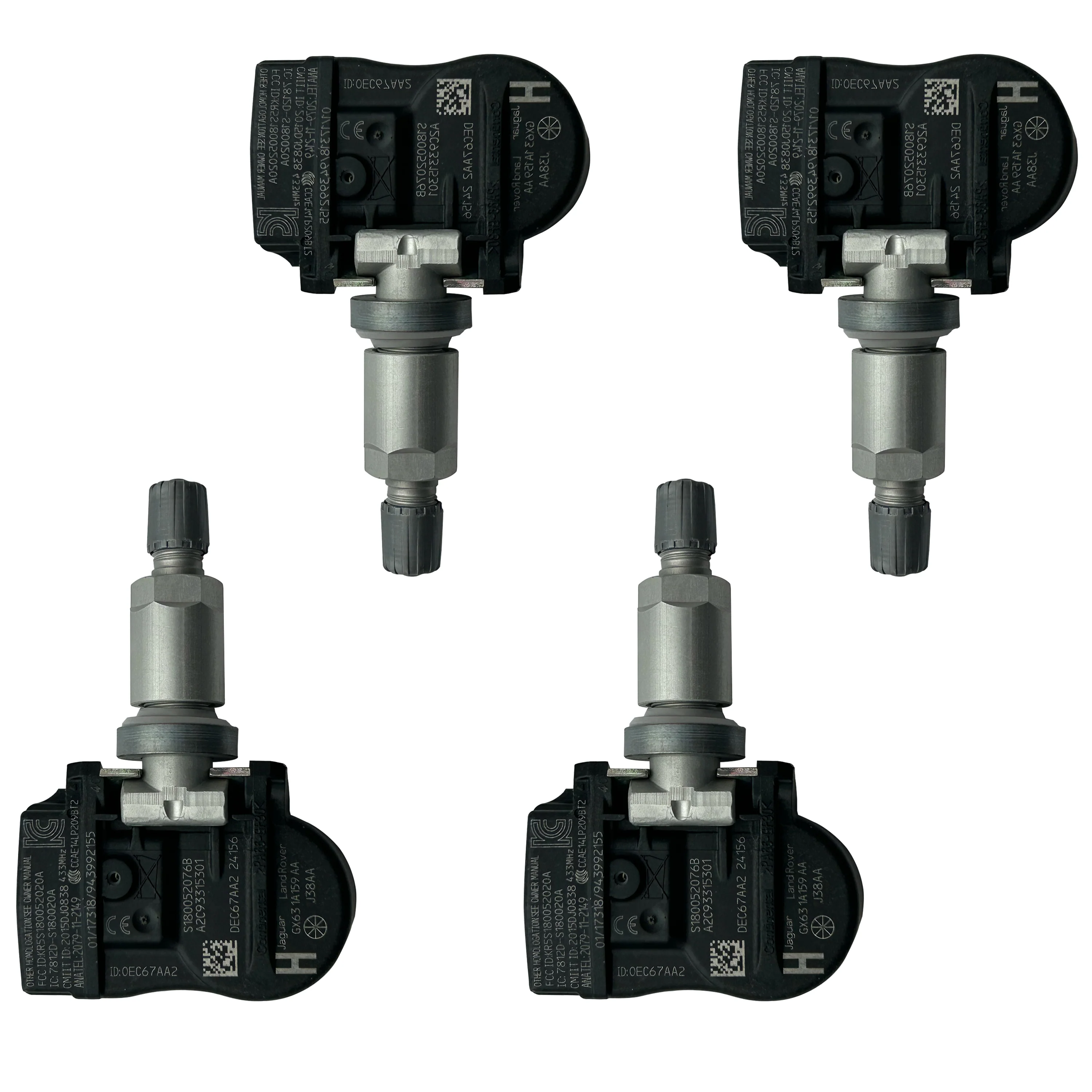 Tyre Pressure Monitoring System (TPMS) Sensors x4 for Range Rover Sport L320 - OE - Image 4
