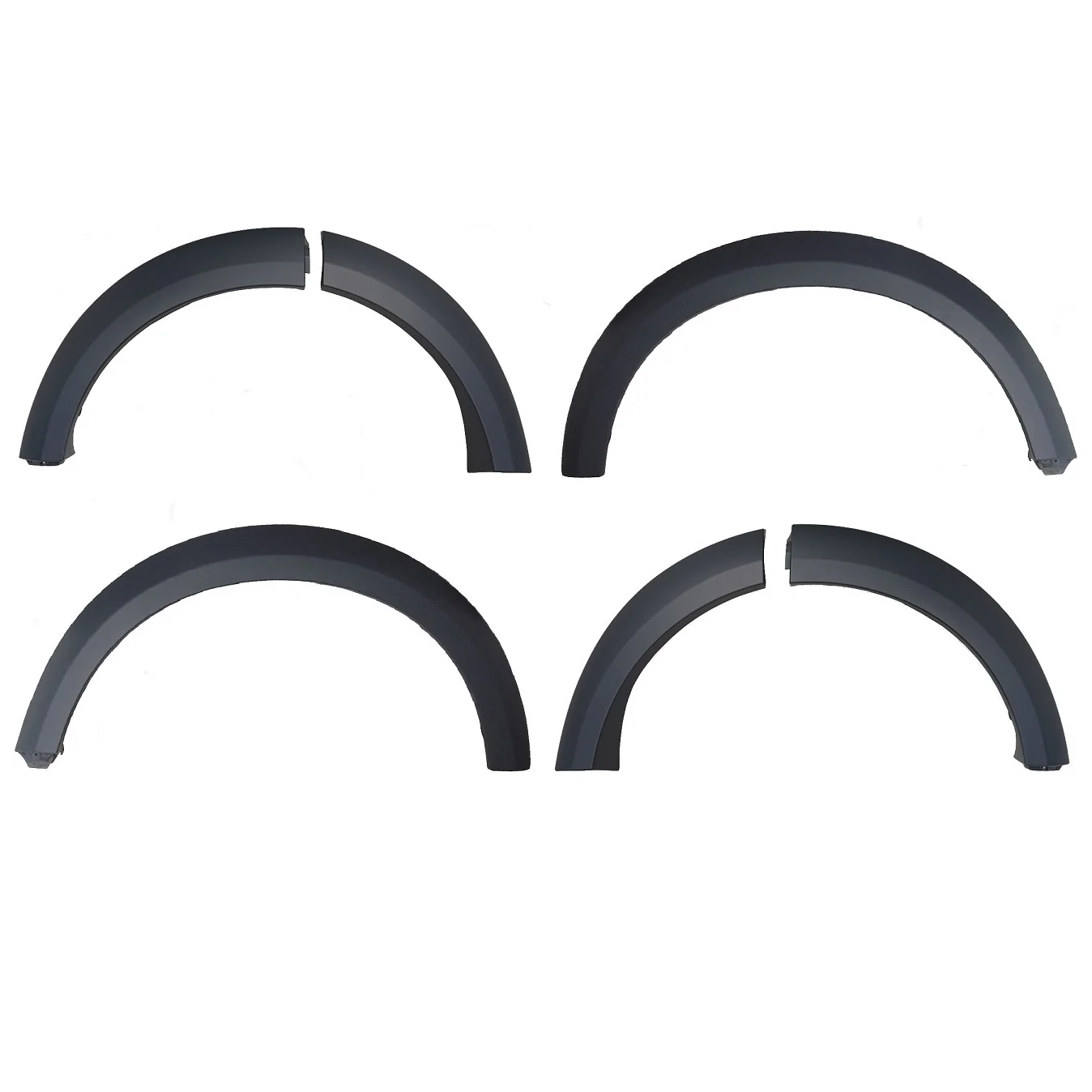 Wheel Arch / Door Plastic Mouldings 6 pc kit - Unpainted (in Primer) - for Land Rover Discovery 4