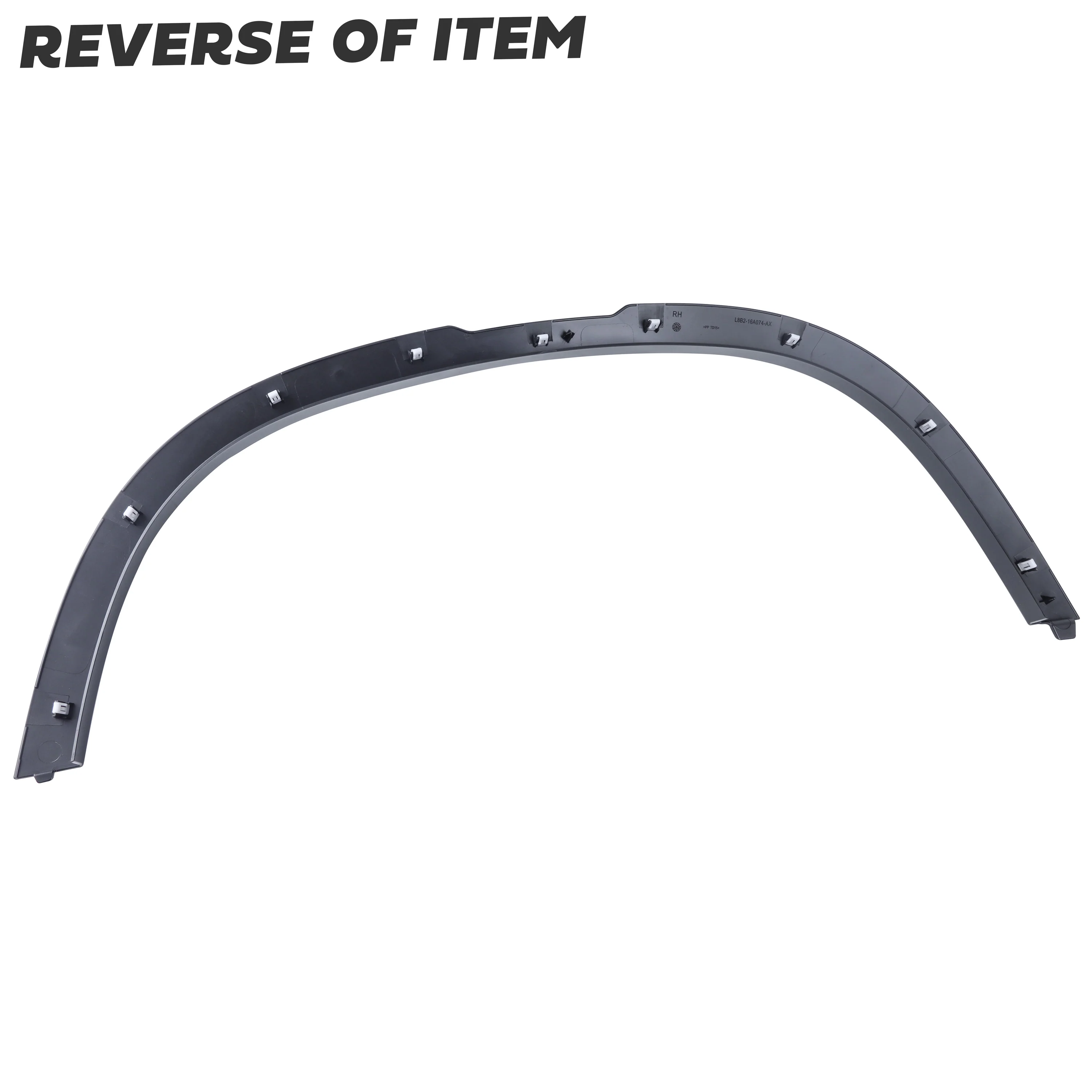 Wheel Arch Section - Standard Width - Front Right (R1) for Land Rover Defender L663 - Gloss Black - Image 5