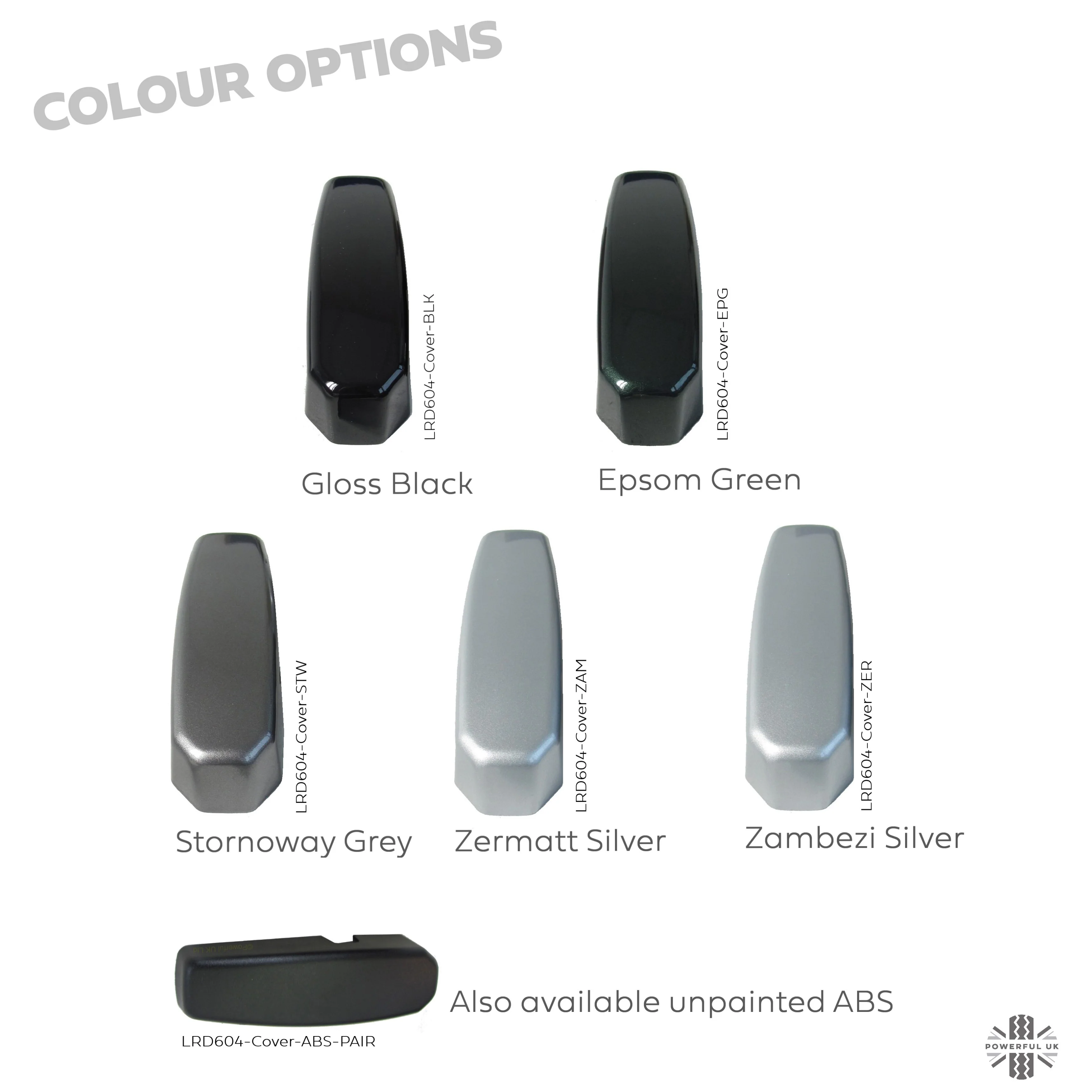 Windscreen Bracket Protector Covers - Zermatt Silver - for Land Rover Defender - Image 5