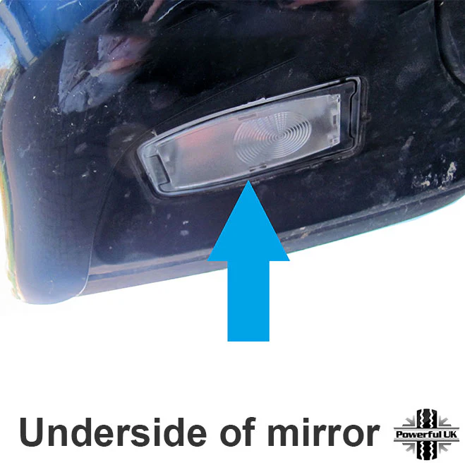 Wing Mirror puddle light lamp BLUE LED bulb upgrade for Range Rover L322 - Image 3