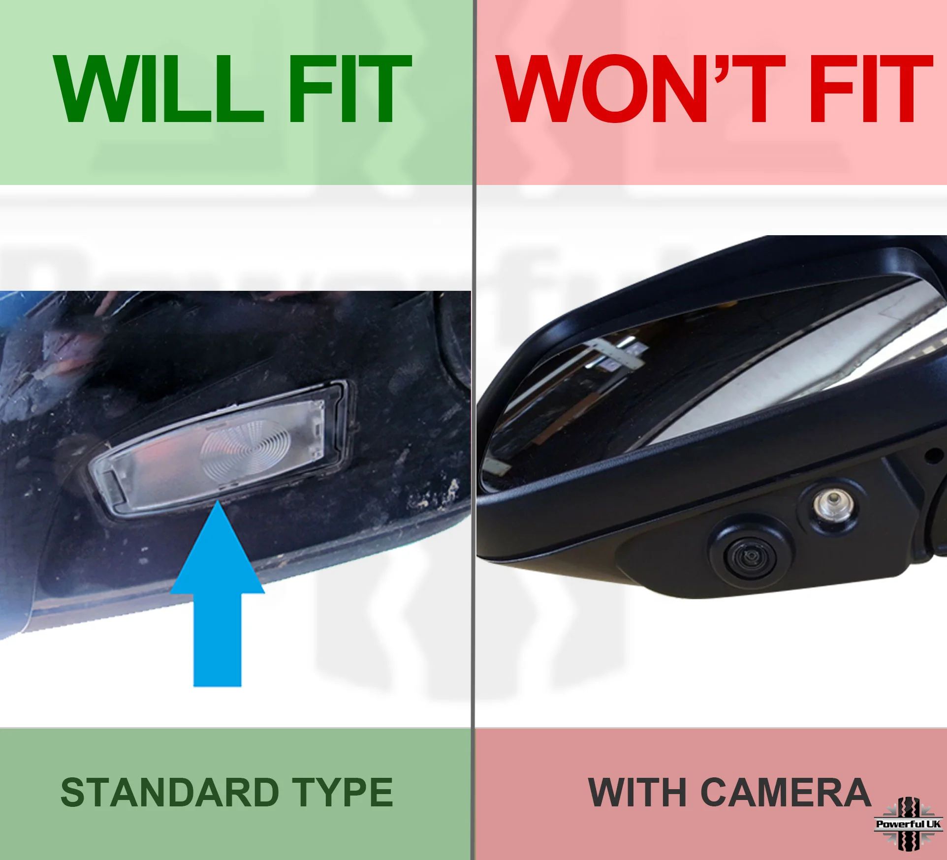 Wing Mirror Puddle Light White LED bulb Upgrade for Land Rover Discovery 3 & 4 - Image 3