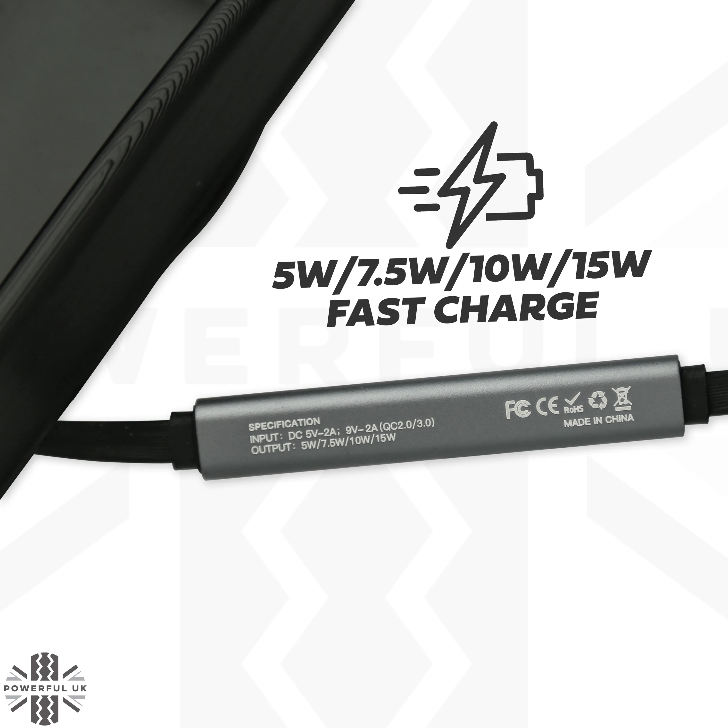 Wireless Charging Tray for Land Rover Freelander 2 (2012+) - TYPE A - Image 7