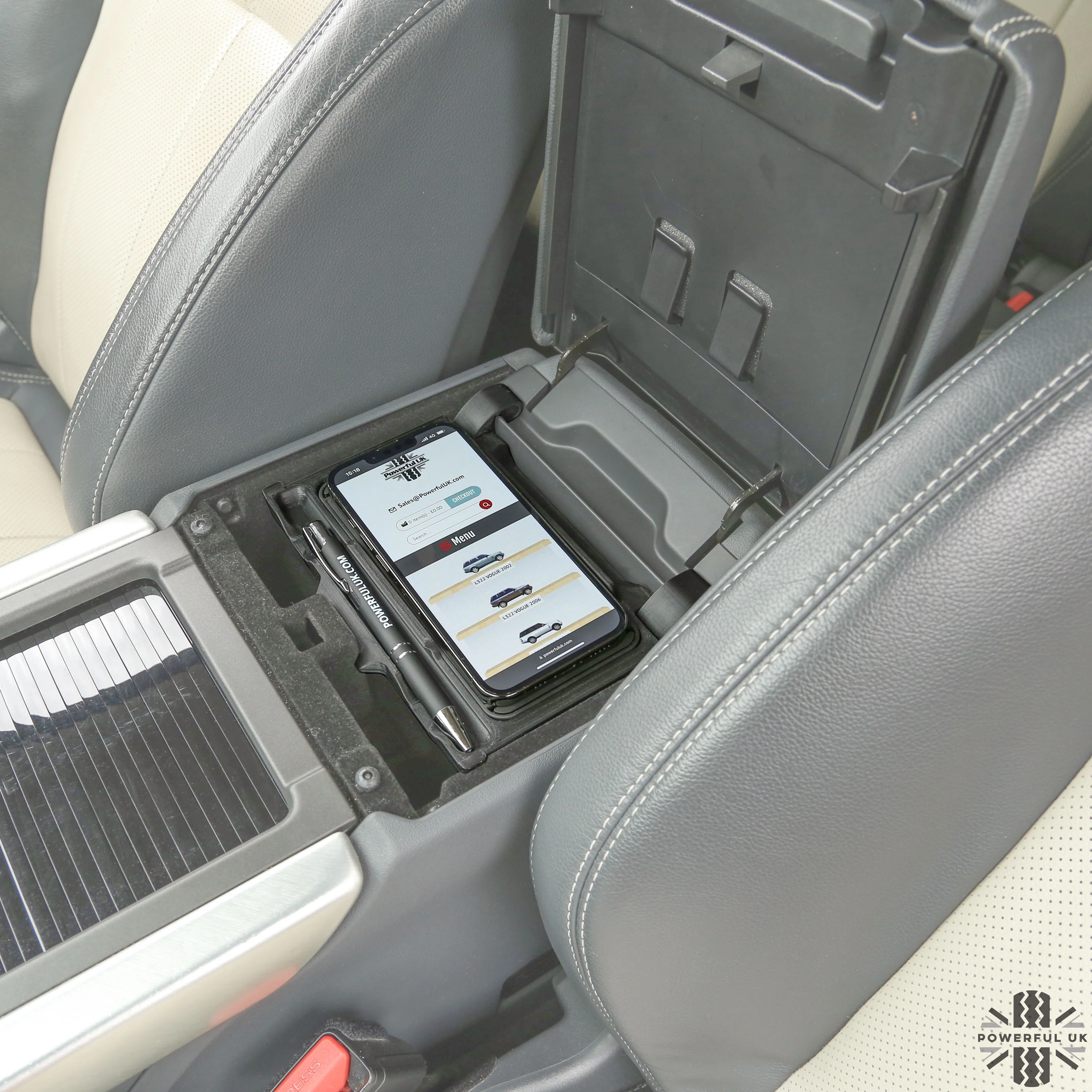Wireless Charging Tray for Range Rover Evoque 1 - for Late Type Cubby Box - Image 2