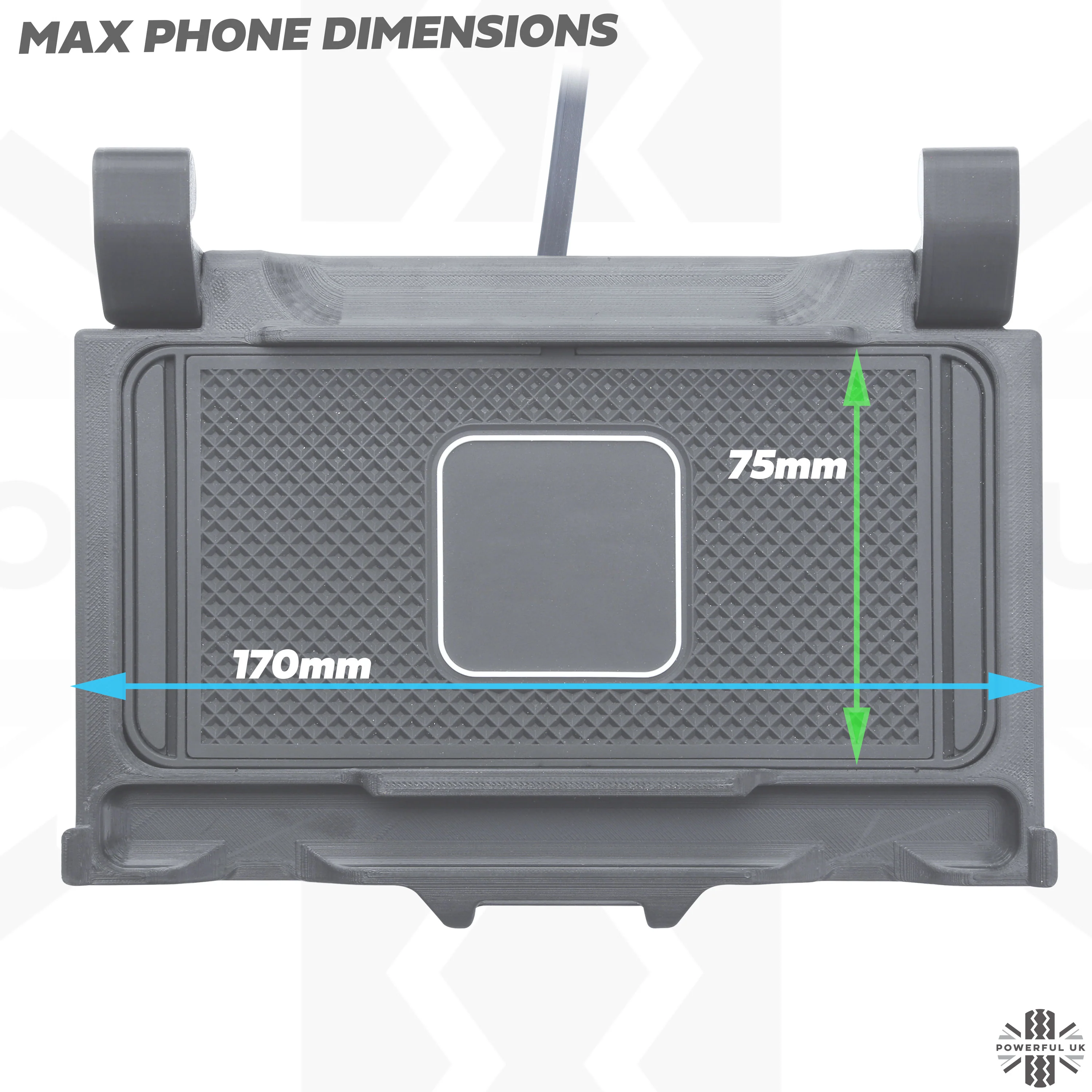 Wireless Charging Tray for Range Rover Evoque 1 - for Late Type Cubby Box - Image 5