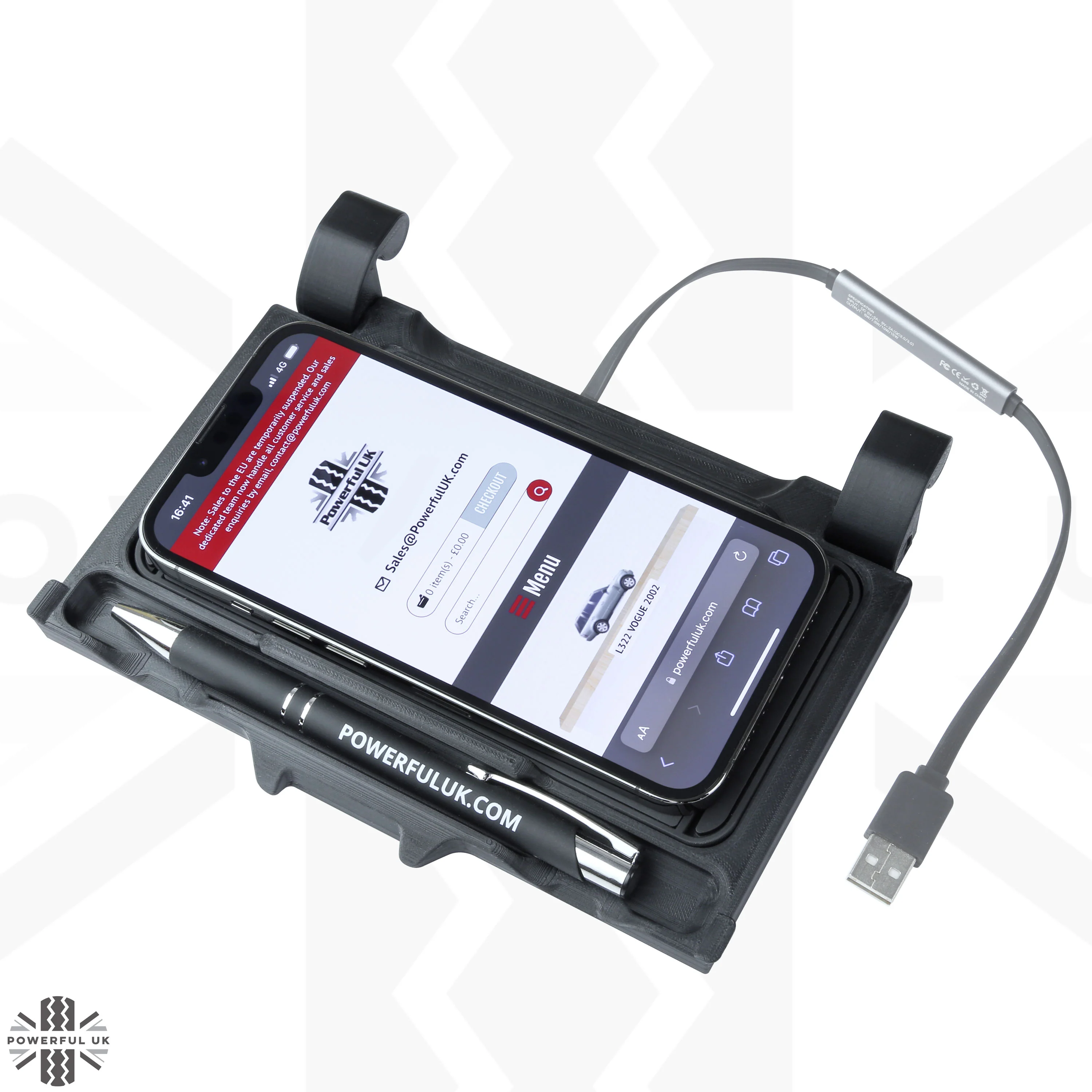 Wireless Charging Tray for Range Rover Evoque 1 - for Late Type Cubby Box - Image 7