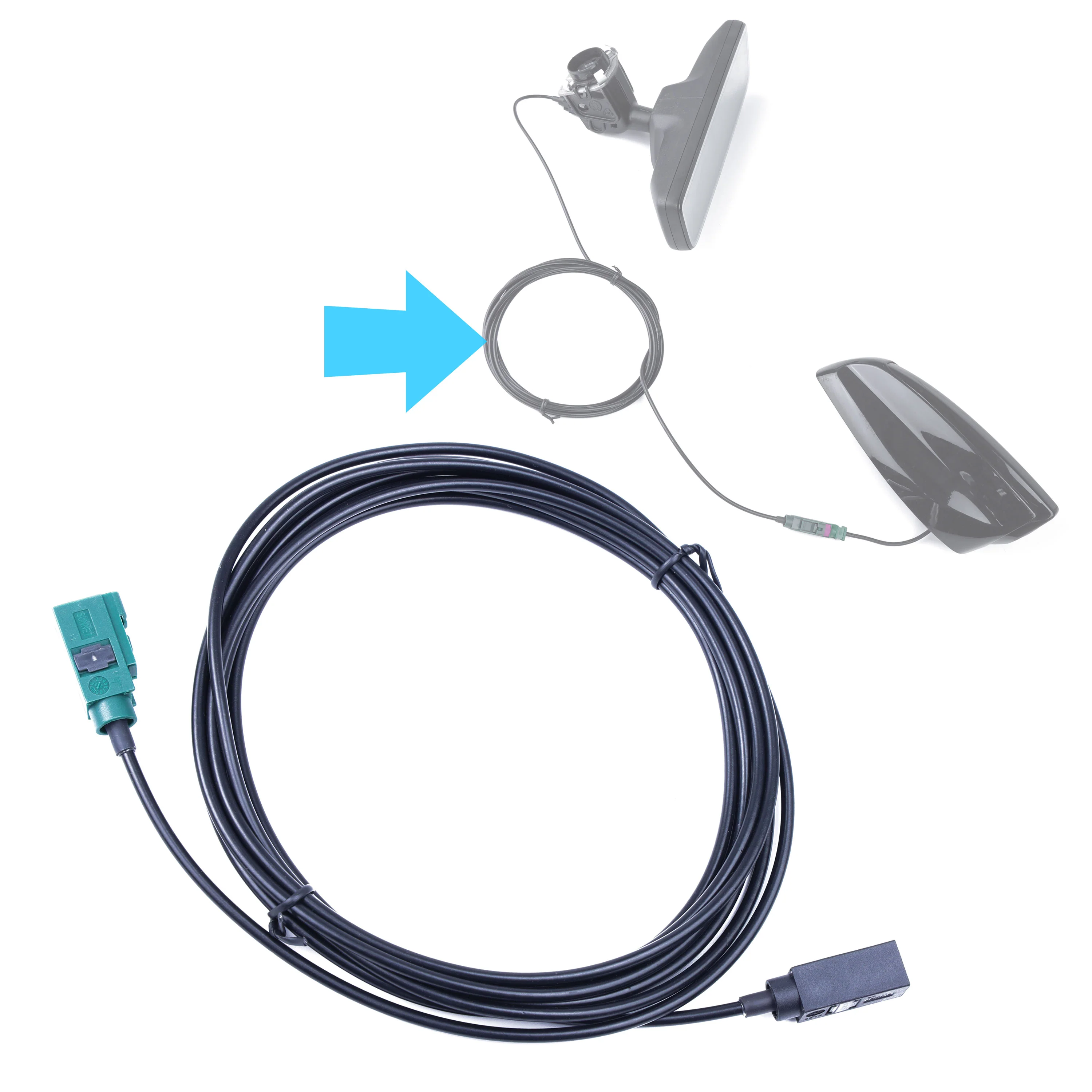 Wiring Loom for ClearSight Rear-view Mirror System for Land Rover Defender 110 - Image 7